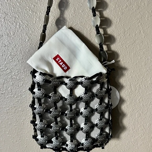 STAUD Pucky Medallion Shoulder Bag